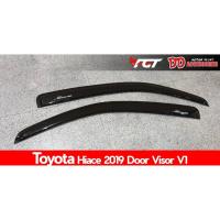 ราคา กันสาด hiace commuter 2019 สีดำทรงเรียบ V.1 สีดำ (4211329708)