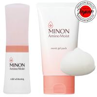 ราคา Minon Amino Moist [ Medicated Mild Whitening 30g/Moist Gel Pack 60g] Puru Puru Repair ของแท้ 100% ส่งตรงจากญี่ปุ่น (26159890762)
