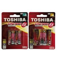 ราคา ถ่านTOSHIBA alkaline AAหรือAAAแพค4ก้อน(ALPHA ENERGY)ของแท้ ออกใบกำกับภาษีได้ (29187511906)