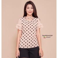 ราคา เสื้อยืดแฟชั่น Tapshop งานฮ่องกง SizeL อก 36 สีนู๊ด (1197499580)