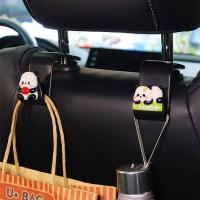 ราคา Car Black Hook Resin Panda Hook Seat Back Seat Car Storage Car Interior Creative Rear Seat wlmF (22456092120)