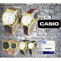 ราคา (casio) นาฬิกาข้อมือผู้ชาย กันน้ำ นาฬิกาคาสิโอ้ สายหนัง นาฬิกาผู้ชาย casioสายหนัง ขอบทอง คาซิโอ้ นาฬิกาสายหนัง RC628 (5583938968)