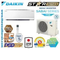 ราคา แอร์ Daikin ติดผนังอินเวอร์เตอร์ (INVERTER Wall Type) เบอร์ 5 น้ำยา R32 รุ่น FTKB ขนาด 9,000BTU-20,500BTU (5275028438)