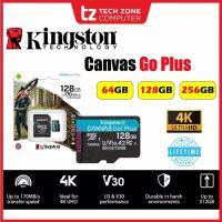 ราคา การ์ด Micro SD ของ Kingston Canvas Go Plus พร้อมอะแดปเตอร์ (64GB/128GB/256GB) Class10 UHS-I U3 V30 A2 (22664967963)