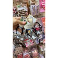 ราคา Sanrio ซานริโอ้ / เฮลโล คิตตี้ Hello Kitty ยางรัดผม ยางมัดผม โทน ดำ เงิน ได้หลายอัน โบว์หนัง สครั้นชี่ จี้โบว์ดำ ของแท้ (27182419261)