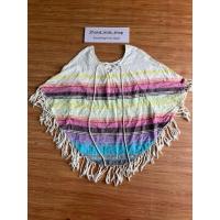 ราคา เสื้อทรงปีกผีเสื้อ Billabong Striped Fringe ผ้าฝ้าย นุ่ม สภาพดีค่ะ กว้าง 60” ตัวยาว 28” (23364155835)