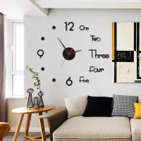 ราคา นาฬิกาอะคริลิคสติกเกอร์ DIY 3D แบบติดผนัง ตกแต่งบ้าน ดีไซน์เกร๋ (3980209229)