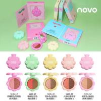 ราคา novo love Duo Shadow teo color eye shadow อายแชโดว์ สองสีในตลับเดียว แต่งตาทูโทน (826404925)