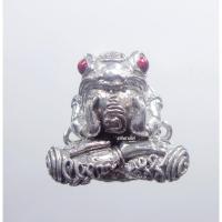 ราคา ครูบาเต่า พญากบกินเดือน รุ่น มหายันต์พันล้าน เงินยวง มีห่วง (KP1343) (19755696451)