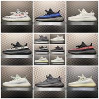 ราคา 【ชุด LW 100% 】ลำลอง Yeezy Boost 350 V2 "Breds" วิ่งสำหรับผู้ชายและผู้หญิง CP9652 รองเท้า train (24004940084)