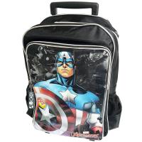 ราคา กระเป๋าล้อลาก 16นิ้ว *ไม่มีค่าจัดส่งแบบลงทะเบียน* เป้เด็กนักเรียน ลายการ์ตูน กัปตันอเมริกา Captain America (2668560951)