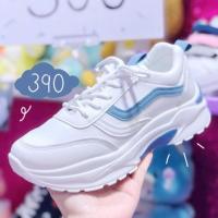 ราคา พร้อมส่งรองเท้าผ้าใบเสริมส้น สไตล์เกาหลี (ส่งฟรี) (4407845673)