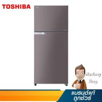 ราคา TOSHIBA ตู้เย็น 2ประตู 12.8คิว 363.2ลิตร สีเทาดำ รุ่น GR-A41KBZ DS (15324) (7355265894)