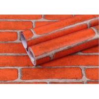 ราคา CODค่าส่งถูกสุด!! วอลเปเปอร์ติดผนังมีกาวในตัวยนาดกว้าง45ซมยาว10เมตร#ลายอิฐแดง (7583746780)