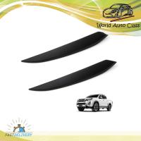 ราคา คิ้วไฟหน้า อีซูซุ ดีแม็ก สี Matte Black D-Max Isuzu 2, 4 ประตู ปี2018 (4579728767)