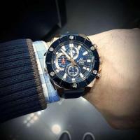 ราคา Casio Edifice นาฬิกาข้อมือผู้ชาย สายหนัง รุ่น EFR-569BL-2A (19385198809)