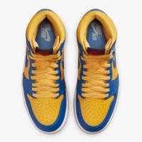 ราคา Air Jordan 1 Game Royal และ Varsity Maize สตรี FD2596-700 รองเท้า free shipping (23588147197)
