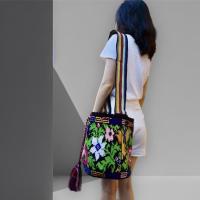ราคา wayuu กระเป๋าด้ายเดี่ยว ของแท้จากโคลัมเบีย L size (L10) (6864198693)