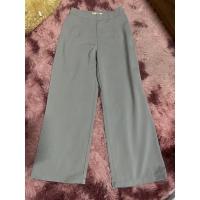 ราคา กางเกงขายาว สีเทา ผ้าฮานาโกะ (3897524477)