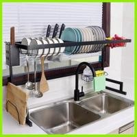 ราคา ชั้นวางจาน ชั้นวางจานสแตน ที่คว่ำจานชาม ครบเซ็ท สำหรับห้องครัว ชั้นวางของ ชั้นวางจาน 85/65ซม (22302313154)