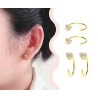 ราคา ต่างหู​ ไร้แป้น​ ทองคำแท้​ ✅​ลาย​พลอย​หัวใจทอง​ ตุ้มหู ทองคำแท้​ ต่างหูทอง ทองแท้ ตุ้มหูทอง ต่างหูสีทอง​ ต้มหู​ ตุ่มหู (24462735576)