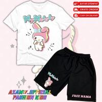 ราคา Melody Sanrio Childrens Shorts T-shirt Set ชื่อฟรี / My Melody Sanrio Childrens Boardshorts T-shirt Set (29177980935)