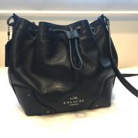 ราคา Coach แท้ หนังสีดำ ทรงขนมจีบ (814527342)