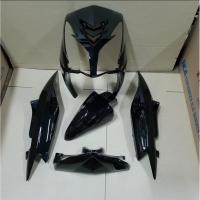 ราคา mio z mio mx มิโอ ไฟหน้าตาคู่ ชุดสีมอเตอร์ไซค์ กาบรถ เฟรมรถ แฟริ่งรถ สีดำล้วน ยกชุด5ชิ้น (27250186621)