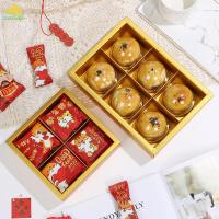 ราคา พร้อมส่ง(แพค10ใบ) กล่องใส่ขนม ขนมเปี๊ย แบ่งช่อง กล่องใส่ขนม คุกกี้ มาการอง ขนมเปี๊ยะ กล่องบรรจุภัณฑ์สินค้า 4/6 ช่อง (29971429659)