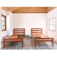 ราคา เตียงโมเดริน 3.5 ฟุต ไม้สักทอง(ส่งฟรียกเว้นภาคใต้) (3746845521)