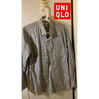 ราคา เสื้อเชิ้ต Uniqlo แขนยาว ลายสก็อต สีขาว (29336103160)