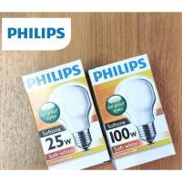 ราคา หลอดไฟฟิลิปส์ หลอดไส้ หลอดซอฟโทน Philips ขั้วE27 25W 40W 60W 100W ราคาถูก คุ้มค่า (13628495068)