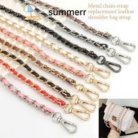 ราคา Summerr สายโซ่กระเป๋า, DIY Replacement Crossbody Handbag Chains, Accessories Attraction Leather 120CM Shoulder Bag Chain Straps (28922576816)