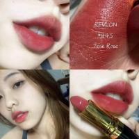 ราคา ลิป Revlon ฝาดำในตำนาน #445 teak rose โทนชมพูอมแดงสวยมาก ขับผิว พส.จีนฮิตมาก สีชัด สีแน่น ทาง่าย กลบสีปากมิด (44401835345)