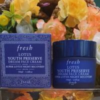 ราคา Fresh Lotus Youth Preserve dream face cream night rocovery 50ml ครีมเฟรช (4809815991)