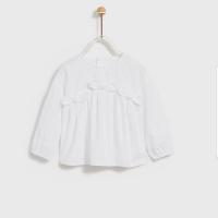 ราคา เสื้อเชิ้ตแขนยาวผูกโบว์ Zara สําหรับเด็กผู้หญิง 9M-5Y (29830987164)