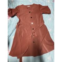 ราคา ส่งต่อชุดเดรสสีส้มอิฐ ป้ายVera มีกระเป๋า ฟรีไซส์อก32-36 (12912486301)