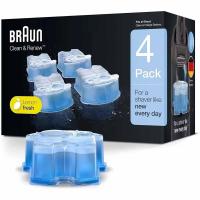 ราคา Braun CCR4 Clean Renew Mens Shaver Hygienic Cleaning Refill Cartridge Pack 4 (27911058816)