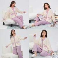 ราคา ส่งจากไทย No.RC54 ชุดนาโนขนนุ่ม กระต่ายม่วง ชุดนอน ชุดนอนนาโน แขนยาวขายาว เกรดผ้าดี สวมใส่สบาย (29167950712)