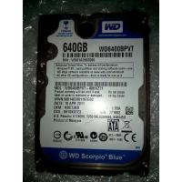 ราคา HDD NB SATA Western Digital Scorpio Blue 640GB (853897170)