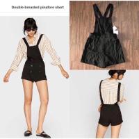 ราคา Stradivarius Double-breasted pinafore skort แท้100% ของใหม่‼️ (1966835523)