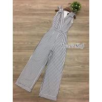 ราคา สอบถามก่อนสั่งซื้อ จั๊มยาวลายทางงานสวยหรูป้าย lover shop (9568663952)