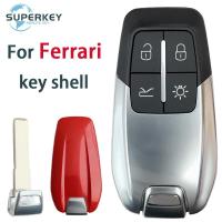 ราคา Key shell for Ferrari 458 588 488GTB LaFerrari 2015-02020 No Logo 4 button fob remote car key case cover cs094004 (27635476536)