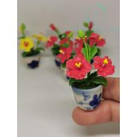 ราคา ดอกชบาดินปั้นจิ๋ว (สูง 4-5 ซม.) ชบา ชบาแดง ดอกชบาจิ๋ว ดอกชบา ดอกชบาในกระถาง #ของจิ๋ว #ดินปั้น (4953721641)