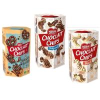 ราคา Nestle Choclait Chips 115 g. ครันชี่กรุบกรอบเคลือบช๊อคโกแลต มี 3 แบบ (17829673362)