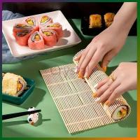ราคา Crystal แผ่นเครื่องมือม้วนซูชิ เครื่องมือทำซูชิ ม่านม้วนซูชิจากไม้ไผ่ ม่านซูชิ ชุดทำสุชิจากไม้ไผ่ DIY (25793935835)