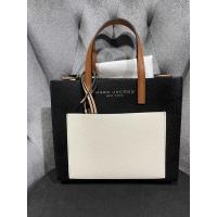ราคา Like new Marc Jacobs Grind Leather Tote สีทูโทน มือสอง (19818751741)