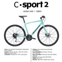 ราคา Bianchi C-Sport 2 จักรยานไฮบริดเฟรมอลู ดิสน้ำมัน 24 สปีด ฺ(3x8) (10232531738)
