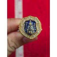 ราคา แหวน หลวงพ่อโสธร วัดโสธรวราราม เนื้อทองเหลือง ลงยา ฝังพลอย (41552229106)
