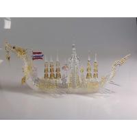 ราคา เรือสุพรรณหงส์แก้วเป่าพร้อมตู้กระจก (19218054492)